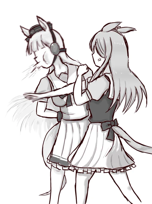 私のケーキ食べましたわね💢💢💢

#ウマ娘
#メジロマックイーン
#ゴールドシップ 