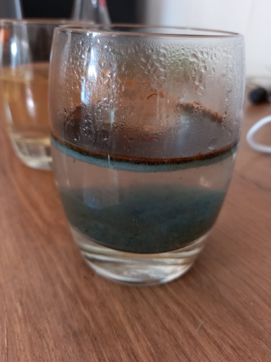 The state of our drinking water..the colour blue indicates bacteria, viruses and carcinogens. Red is iron and rust...