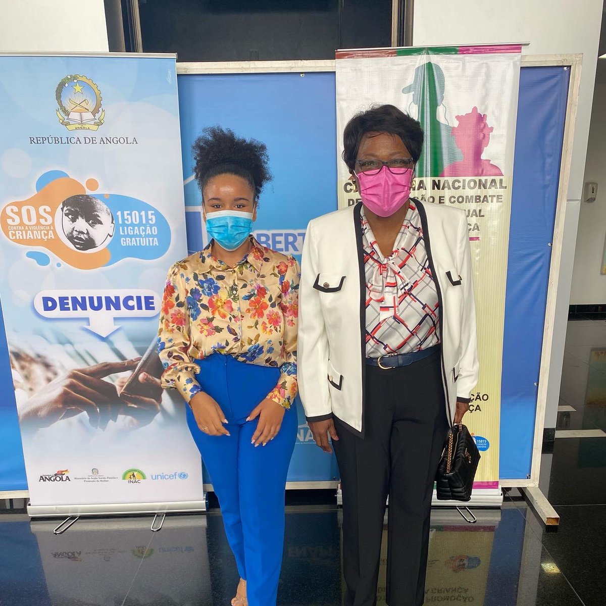 telminha_ps's tweet photo. Foi uma honra fazer parte da apresentação do Balanço da Campanha Nacional de Prevenção e Combate à Violência contra Criança em Angola. 
Agradecer ao Ministério da Acção Social, Família e Promoção da mulher e ao INAC pelo honroso convite e sobretudo a Ministra Faustina de Sousa✨ https://t.co/N2fX3DlZTY