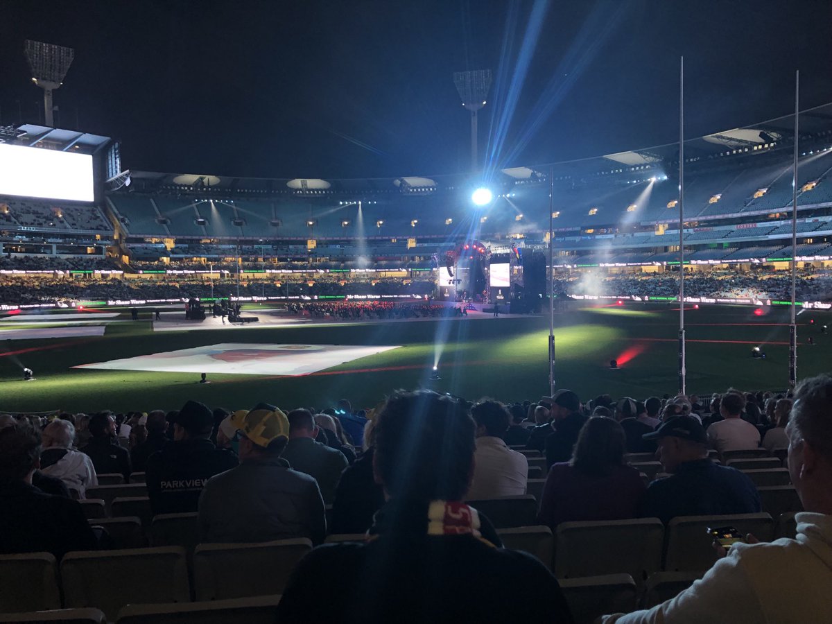 therealmjperry's tweet photo. Best. State. Funeral. Ever. #ShaneWarne https://t.co/IBeC0Kmsai