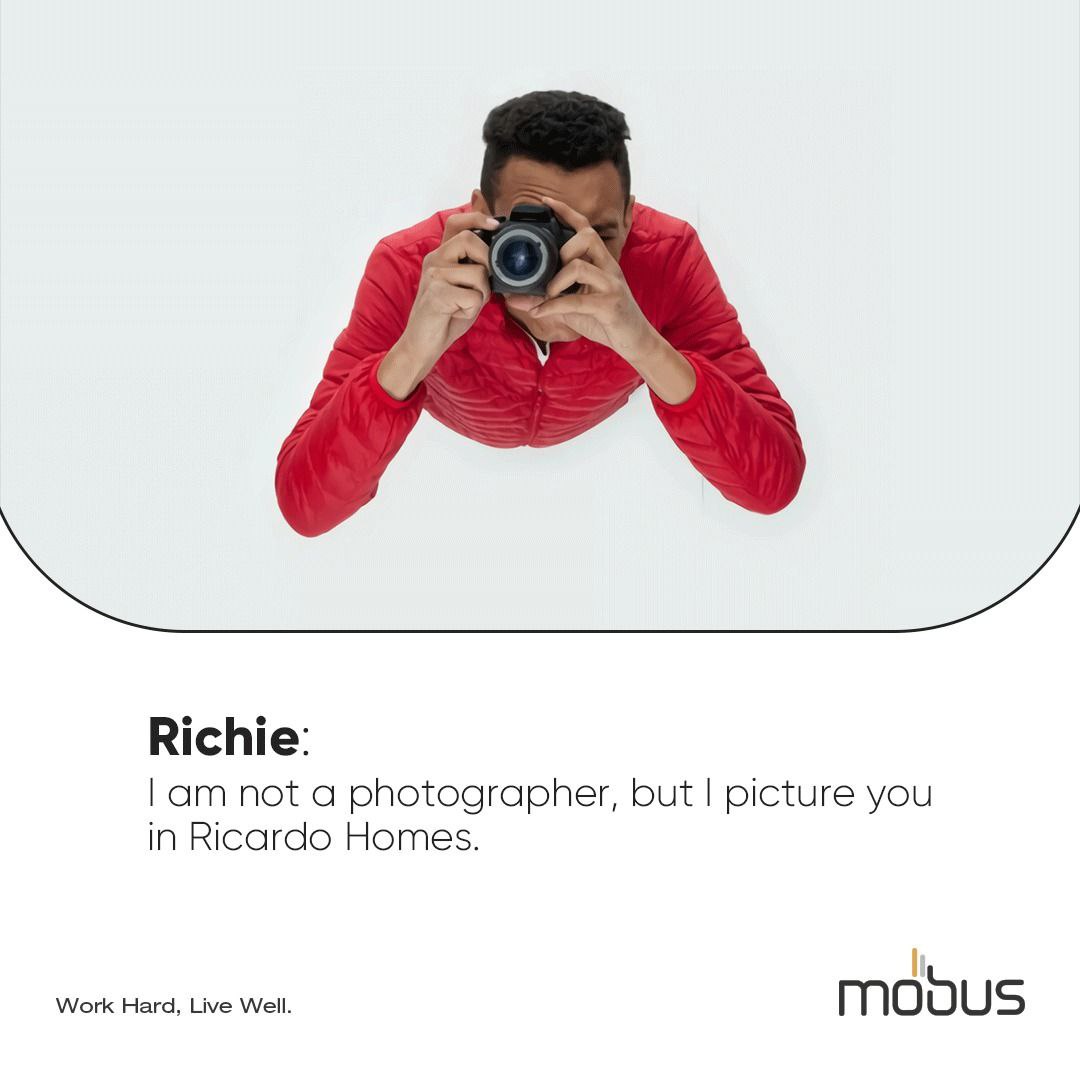 mobuspropertyng's tweet photo. What do you think about Richie’s pick up line?
Like it, love it?
We’ve got more for you but you have to say Yes.
#mobusproperty #ricardohomes #jonahheights #pun #housepun #realestatejoke #realestateabuja https://t.co/5SlxrvaymV