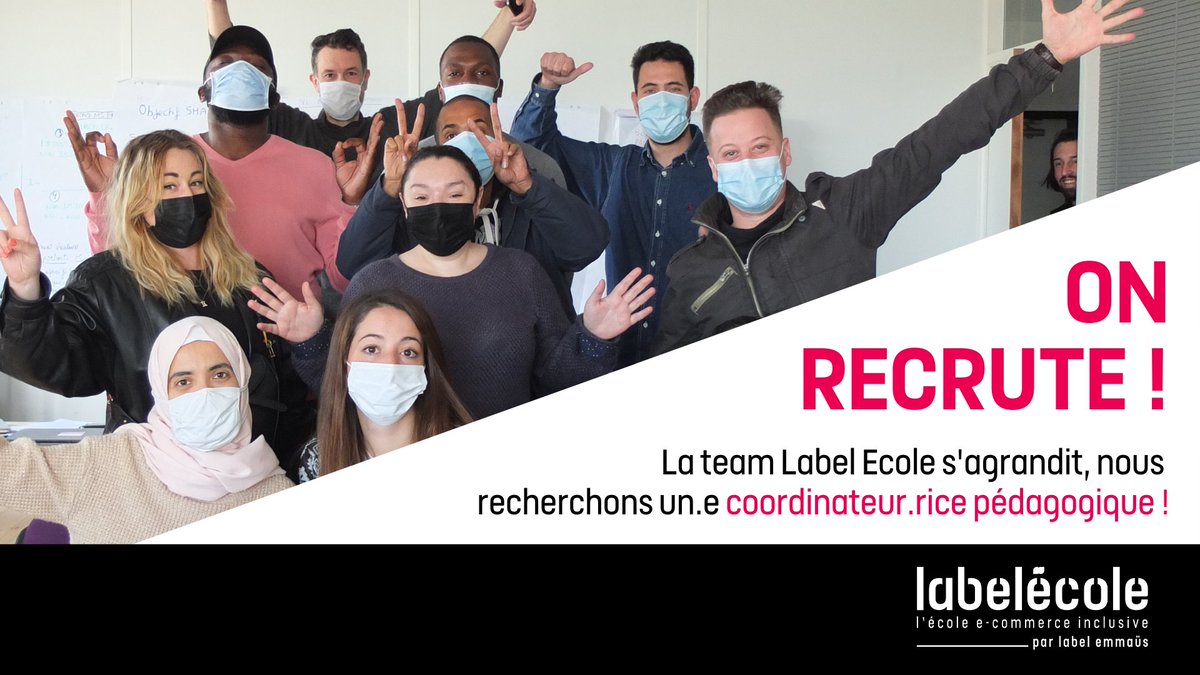 On recrute ! Tu as le sens de la #pédagogie et tu souhaites t'engager dans un projet qui lutte pour l'#insertion des personnes éloignées de l'emploi ? 🧐

On a le job fait pour toi  ⬇️ 
loom.ly/9mVkl0k