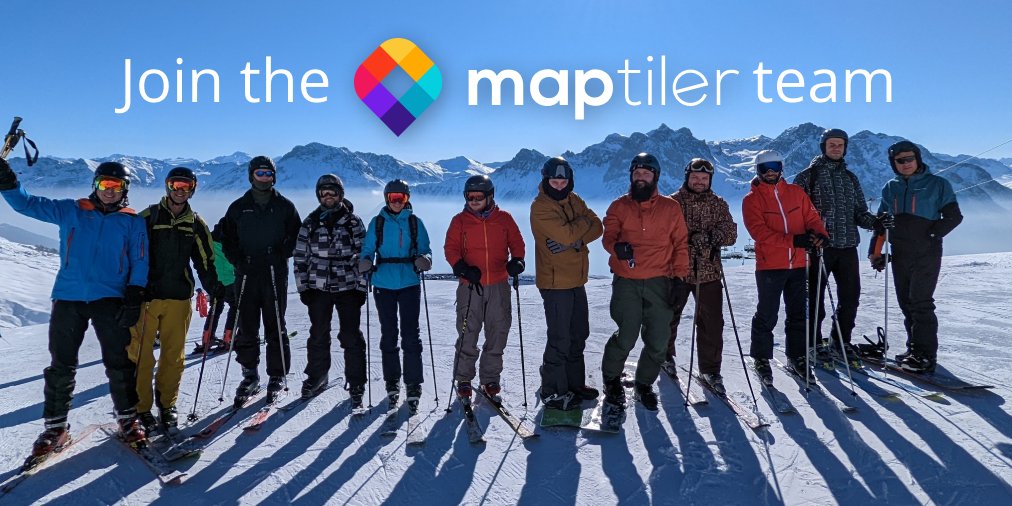 MapTiler_CZ's tweet photo. Dělej cool weby ve flask python, připravuj API, bez HTML kódování. Mladý tým v @MapTiler_CZ (📸👇🏻) hledá backend posilu na software pro inovativní digitální mapy.

S námi budeš růst, učit se, ale vyrazíš i na lyžování do Švýcarska ⛷

Přidej se k nám 👇🏻
https://t.co/Pfab547Kh4 https://t.co/bC3UwC1F91