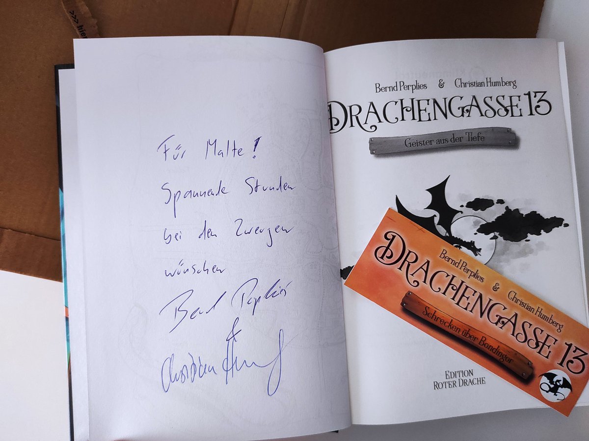 KleineHelden's tweet photo. Schaut was gerade angekommen ist! 🥳
#Drachengasse13 #fantasy @ChrisHumberg https://t.co/LLpGFKLtZx