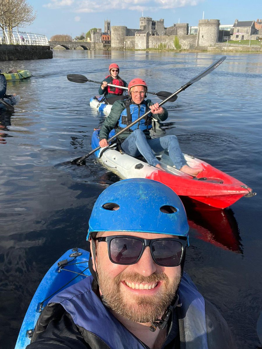 Kelly2Oonagh's tweet image. How good does #Limerick look with these international buyers visiting enroute to #Meitheal2022 Great to see Limerick from the Shannon 😍