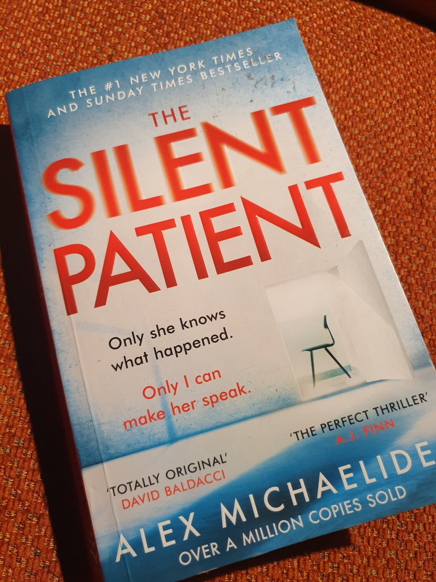 KivaDonald's tweet photo. Finished this yesterday, took me barely 3 days.. 

Such a good read! 10/10 would recommend 

@AlexMichaelides 

#WritingCommunity #BookReview #BookRecommendation #psychology https://t.co/czmYuX9KEA