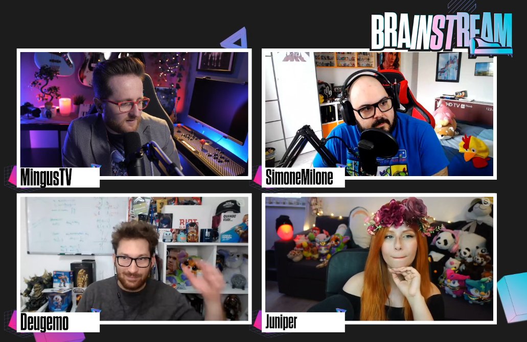 DeugemoTwo's tweet photo. Sono in live su @Beyond_PG ospite nel programma di MingusTV per parlare di gaming culture su #Brainstream insieme a @juniper_tw e @djsim1_56 !
https://t.co/mC8U89Hnvg https://t.co/KVgmIFzLdR
