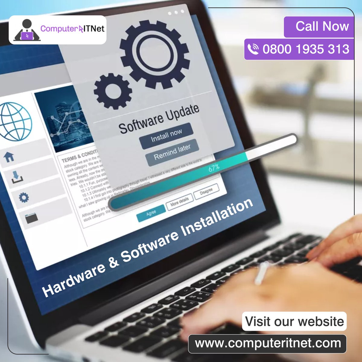 computeritnet's tweet image. Is your company non-technical and unfamiliar with computer systems?
Computeritnet can help you figure out what gear and software you'll need to suit your IT needs.

Visit computeritnet.com

#softwareupgrades #computeritnet #hardwareinstallation #softwareinstallation