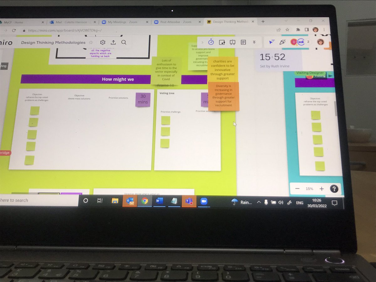 ColetteCFTyne's tweet image. We are exploring Miro #DesignThinking with @Sail_Creative #SectorSupport @CFTyneWearNland