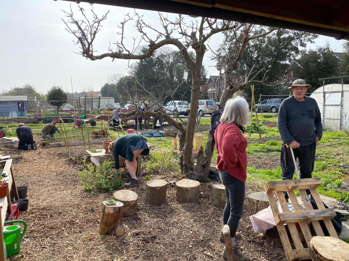 GrowEastbourne's tweet photo. Our volunteers did an incredible job excavating glass sheets that had been embedded in the ground in an area we have inherited. It was a nasty job but they got it done 🙌🏽 Also transformed a scruffy area into artichoke bed. https://t.co/XmlMqehnQG