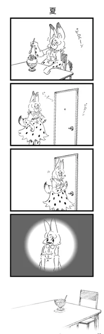 今まで描いてきたサーバルちゃんのホラー漫画 
