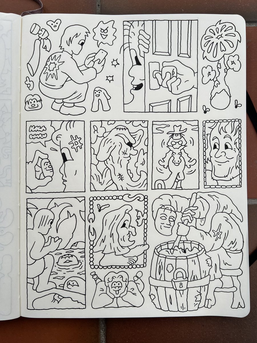 kyleplatts's tweet photo. I’m really enjoying some time with my sketchbook. https://t.co/wtlokqGN7S