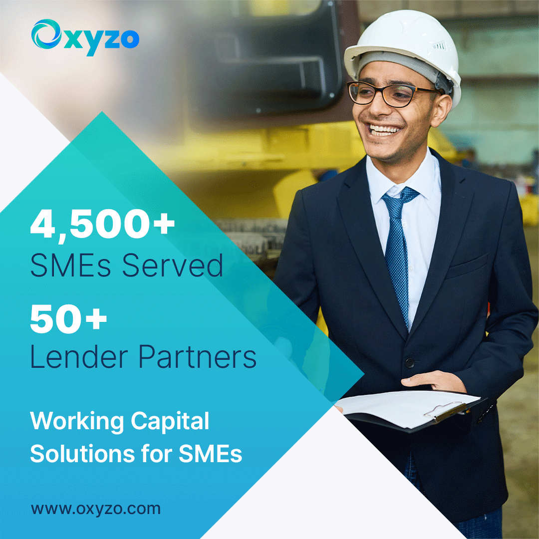 OxyzoFinancial's tweet photo. In its mission to expand the lending landscape for #SMEs, Oxyzo has helped thousands of SMEs seize business growth opportunities.

Click on the link in the first comment to apply for #credit lines &amp; get your limit sanctioned in just 72 hours.

#LOAN #purchasefinancing https://t.co/Faes9n9lA9