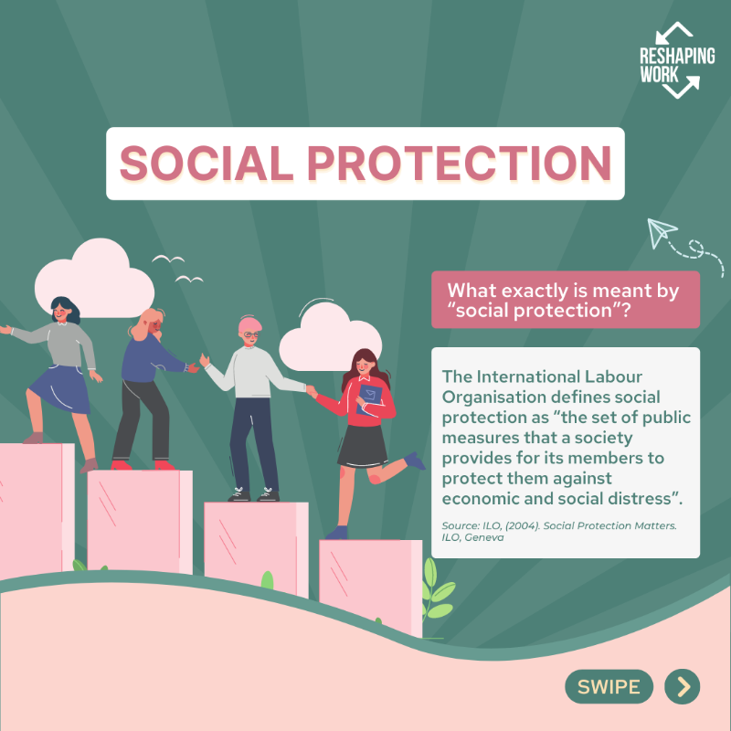 reshaping_work's tweet photo. 👥 The pandemic has exposed gaps in social protection, particularly around the growing labour force of the informal sector.

💡 Social protection coverage needs to be more inclusive essentially supporting Platform and Gig workers. 

🤔 What do we do? Informed #EUSocDia