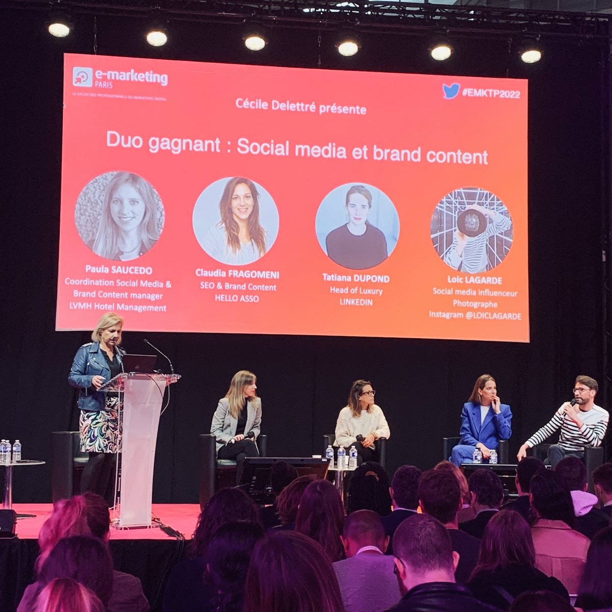 DarmonAlice's tweet photo. Va-t-on vers une “#Facebookisation “ de #Linkedin avec toutes ses évolutions récentes 🧐Question posée #EMKTP2022 Sûrement pas nous dit #TatianaDupond @LinkedIn https://t.co/dPS8Z9vElv