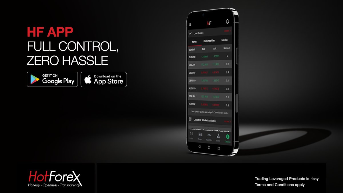 hfmbroker's tweet photo. Put yourself in complete control of your accounts, manage your funds, access real-time rates and so much more…with ease and hassle-free! 😉
Download the HF App now ➡️ https://t.co/oi0Ry7Ktmc
#HotForex #HFApp #forex #trading #onlinetrading https://t.co/Hci5k0me2z