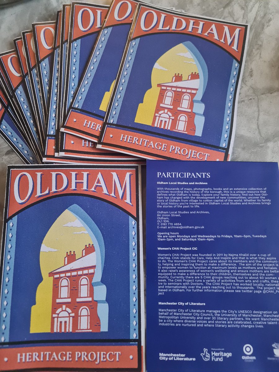 CHAI_Project's tweet photo. Wow check out this booklet ! Last summer #Lockdown we were involved with the fantastic #OldhamHeritageProject with #OldhamLocalStudiesandArchives &amp; @MCRCityofLit.  Sharing stories &amp; memories to be documented #southasian #shopkeeping #piecework #racism #Entrepreneur #LoveOldham https://t.co/4ovAERborq