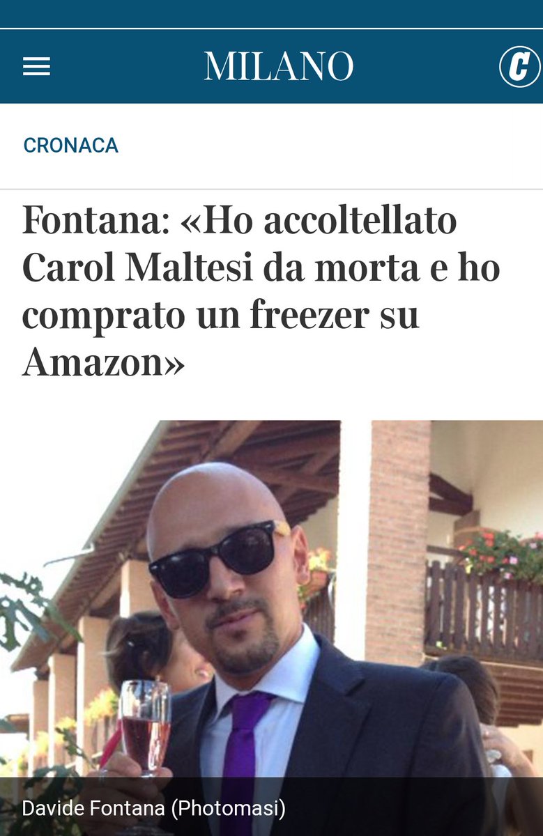 _Bluelight525's tweet photo. La notate anche voi la differenza? Una vittima che viene ridotta al porno e alle foto provocanti (persino col nome sbagliato), un assassino mostrato con un selfie comunissimo sotto a un titolo da film horror.
E l'accenno alla pornografia amatoriale come ultima riga.
#carolmaltesi https://t.co/7JaaPRKLia