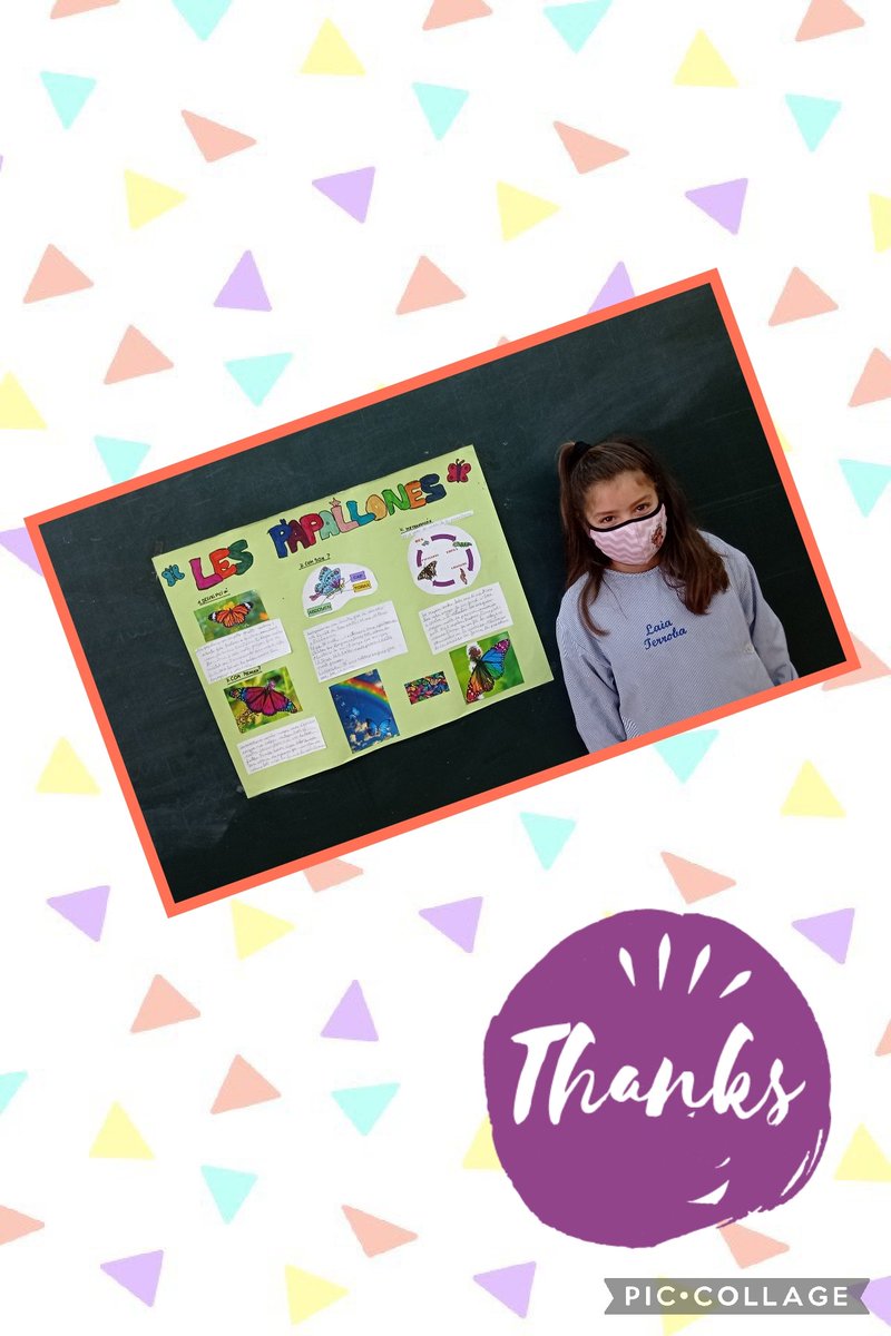 EscolaMariaWard's tweet photo. #2EPB Exposicions orals: Avui la Laia ens ha parlat de les papallones. Ho has fet molt bé!Felicitats!🤩 https://t.co/TitjrJfMFB