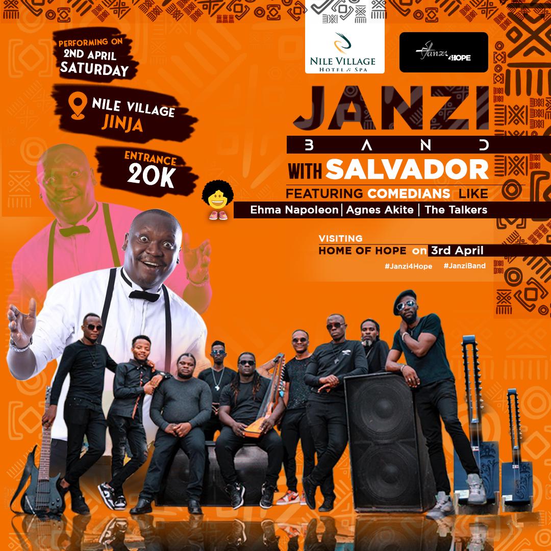 Nile Village Hotel & Spa (@nilevillageug) on Twitter photo Weekend Proggie,
Patrick Salvador together with Janzi Band live at Nile Village Hotel Jinja in support towards children with special needs at Home of Hope . Entrance only Ugx 20k. Miss if you must!!! <a href="/idringp/">Patrick Salvado 👑</a> <a href="/UTAuganda/">Uganda Tourism Association</a> <a href="/JanziBand/">Janzi</a> <a href="/garethonyango/">ONYANGO GARETH***</a> Weekend Proggie,
Patrick Salvador together with Janzi Band live at Nile Village Hotel Jinja in support towards children with special needs at Home of Hope . Entrance only Ugx 20k. Miss if you must!!! <a href="/idringp/">Patrick Salvado 👑</a> <a href="/UTAuganda/">Uganda Tourism Association</a> <a href="/JanziBand/">Janzi</a> <a href="/garethonyango/">ONYANGO GARETH***</a>