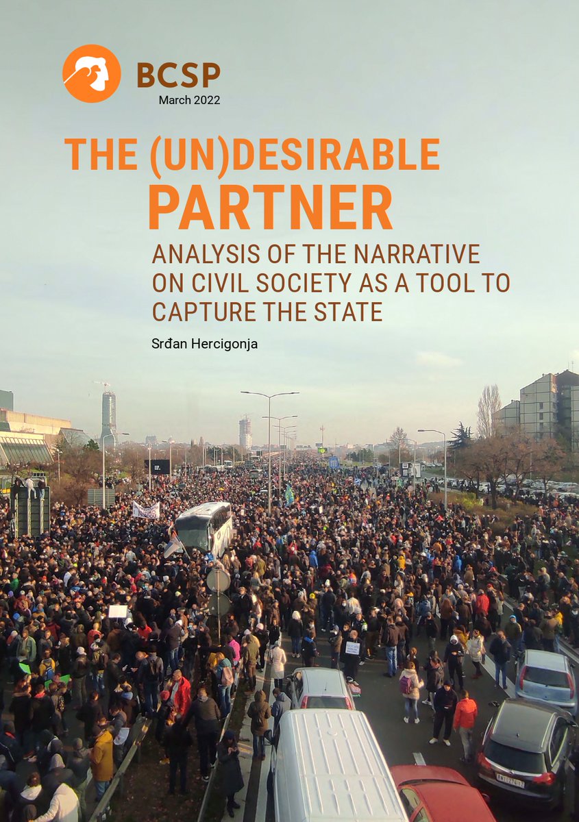 BalkanCorner's tweet photo. This @bezbednost_org paper by @srdjan_herc analyses official narratives about civil society created by Serbia’s government with a view to legitimizing itself internationally &amp; further bolstering the state capturing process internally. 🔗 https://t.co/p8LF1XzQfP https://t.co/k4DjfCCd9M