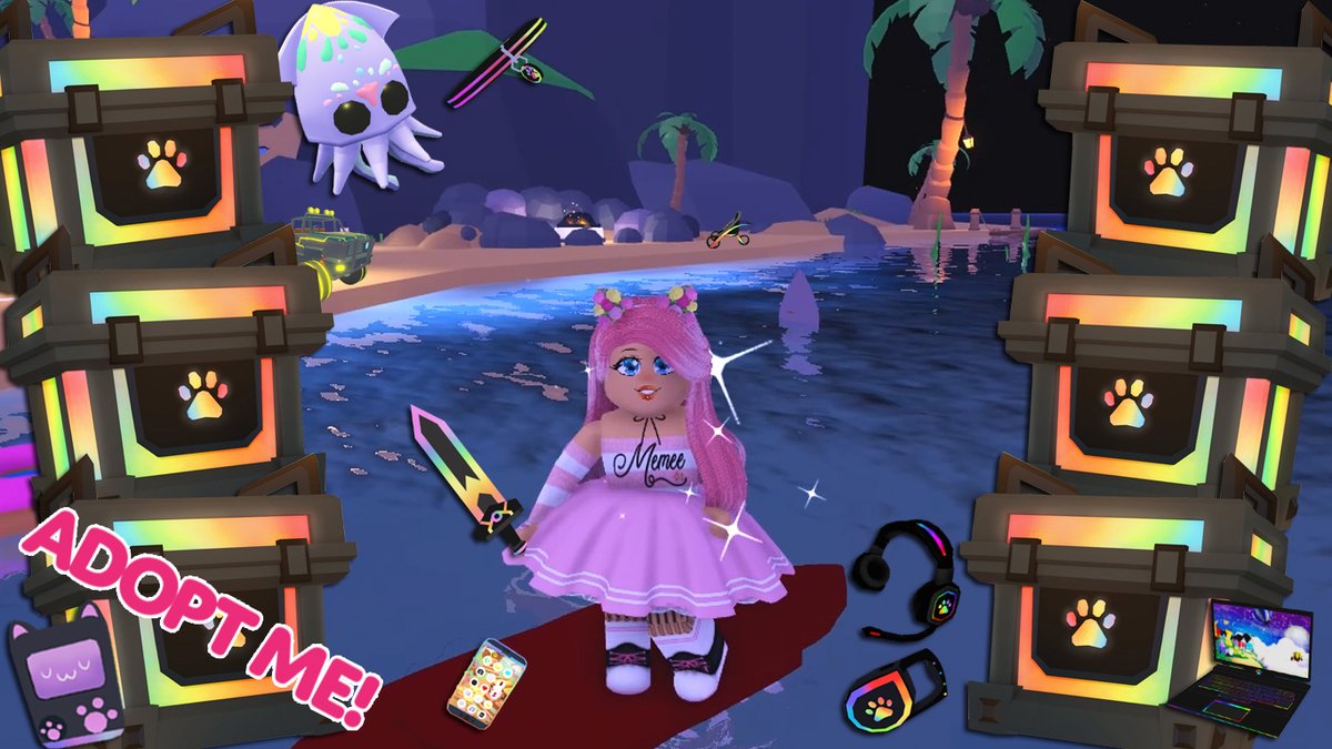 MemeePlays's tweet photo. Opening 30 RGB Boxes trying to get #LegendaryPets in @PlayAdoptMe #Roblox
https://t.co/BuwoPiUJgk

#Adoptme #woodland #neonpet #memee #memeeplays #youtube #RGBBox #adoptmeroblox #adoptmetrades #adoptmepets #adoptmetrading #RGBPets #adoptmeupdate #memeeplays #youtube #RGBSquid https://t.co/SkjJ8fGLpn