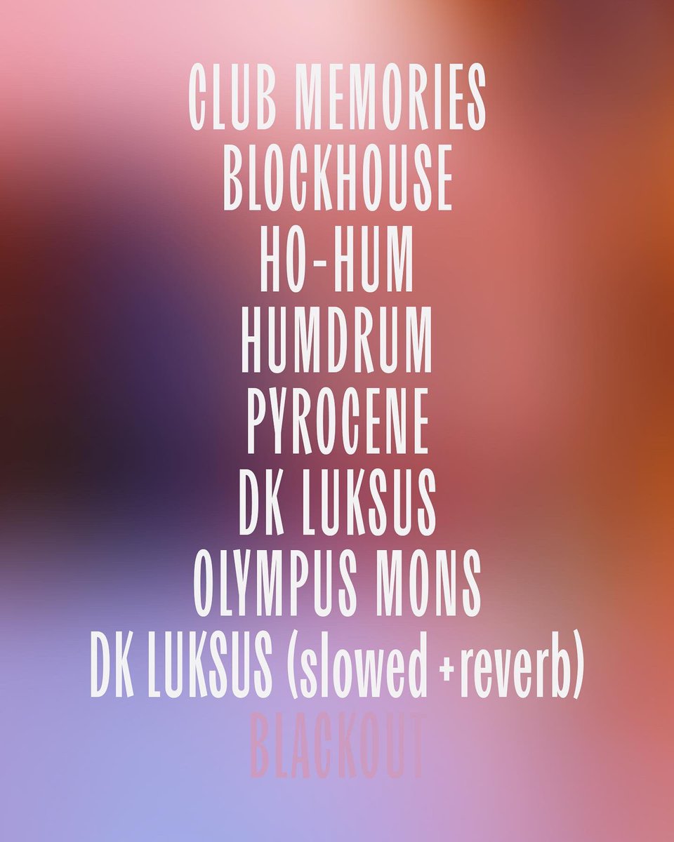 Obsimo_Music's tweet image. Mon prochain EP « Club Memories » sortira le 7 avril, vous pouvez découvrir la tracklist ici 👇🏻