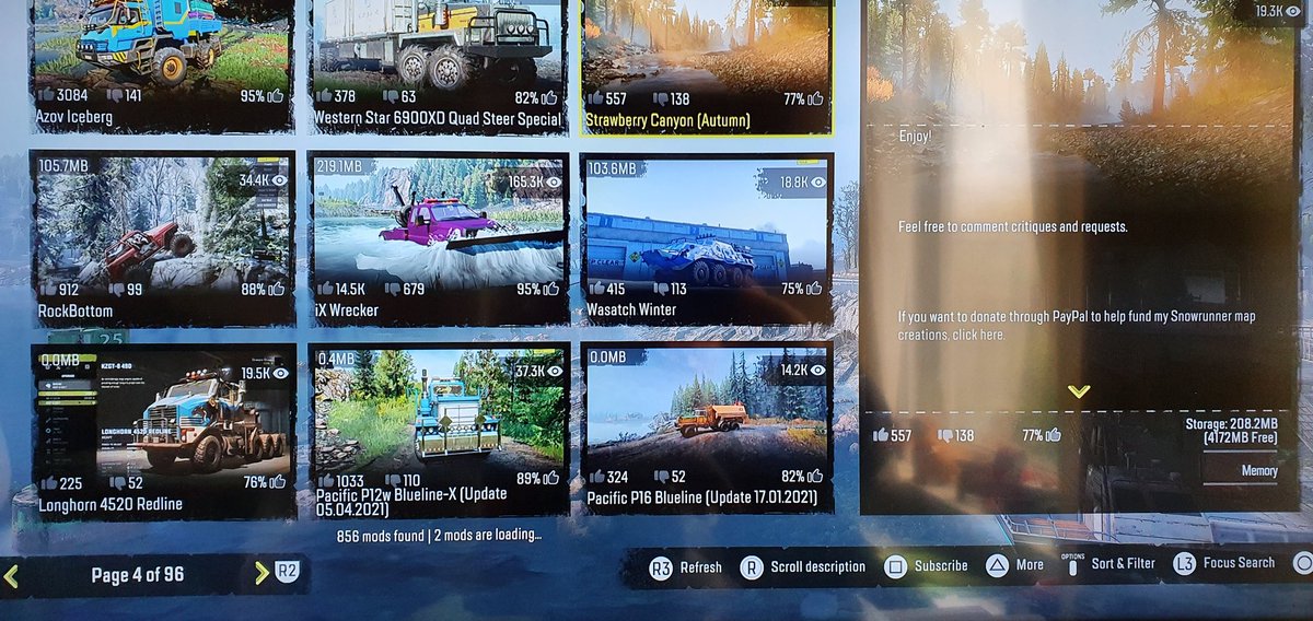 WilliamBLACKLE6's tweet photo. @PlaySnowRunner anyone any ideas why I can't load any mods? It's been running a full day and nothing. https://t.co/MxyoexuNuh