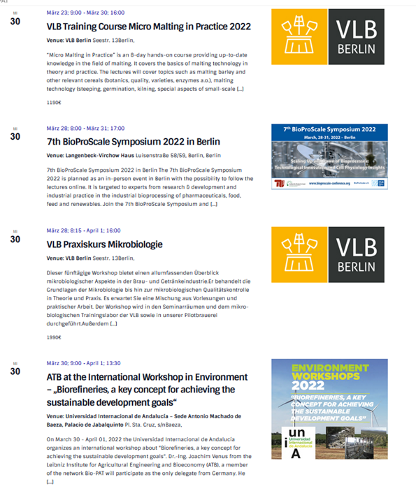 BioPATeV's tweet photo. While the #BioProScale #Symposium is ongoing,
the VLB Berlin conducts the #VLB Training Course Micro #Malting in Practice and the Course in #Microbiology.
and Dr. Venus from the @LeibnizATB presents at an international Workshop in Environment
๐ https://t.co/2sHOJnunWx https://t.co/5231TlJpSl