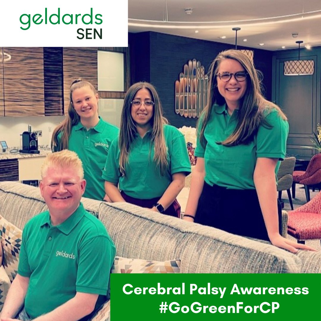 GeldardsSEN's tweet photo. Go Green for Cerebral Palsy 💚
To help support #CerebralPalsyAwarenessMonth we’ve been working with the wonderful @CerebralPalsyCymru to help share information and raise awareness about the condition across the firm.
#GoGreenForCp
#GeldardsSEN
#SEN
#CerebralPalsy https://t.co/yu7sJWiezm
