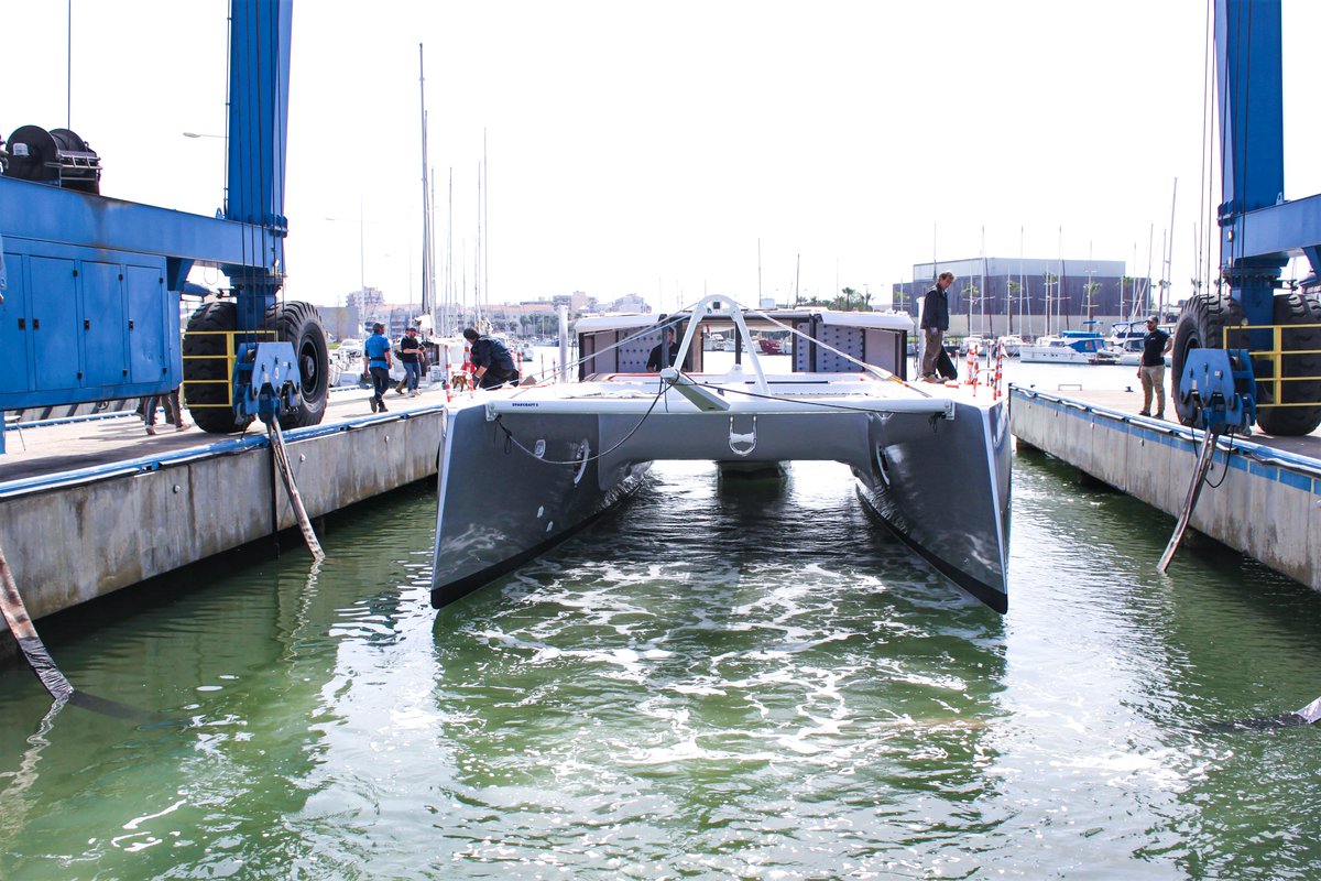 windelocat's tweet image. Hey everyone, this is what happened last Friday!!! The #launch of the very first #Windelo54! This first 54 is a #Yachting version.
So glad to share some pictures of this important day!
Stay tuned for more pictures and videos!

#boatlaunch #Catamaranlaunch #misealeau #catamarans