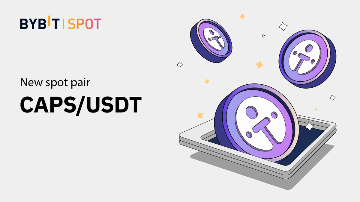 Bybit_Official's tweet image. 📣 Bybit is excited to announce that the spot trading pair $CAPS/USDT is now live! @Ternoa_ 

ℹ️ Ternoa is the first #blockchain dedicated to data encryption &amp;amp; transmission using #NFT time capsules.

👉 Trade Now: go.bybit.com/e/RQpYxwwuOob
