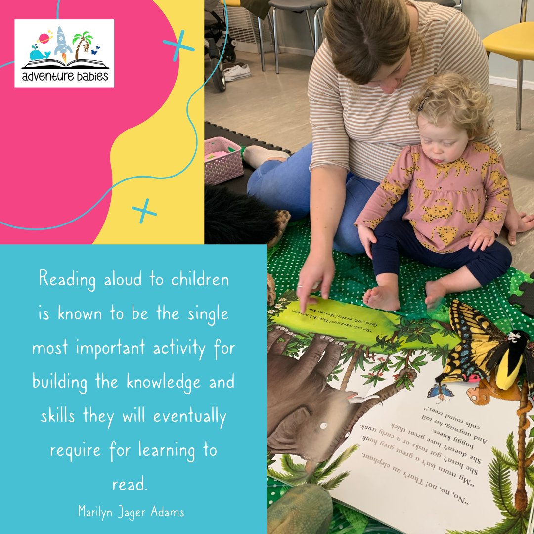 Have you read a book yet today to your baby or toddler? 

We would love to know which ones....  Do yours end up going for the same one all the time or always wanting a new book? 

Come and join us on a reading adventure ...

adventurebabies.co.uk/about-us
