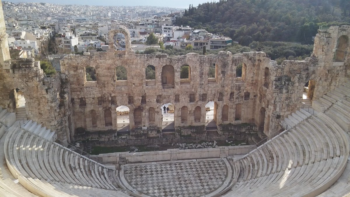 SITATours's tweet photo. Journey back to the stones that started it all! The Theatre of Dionysus is an ancient Greek theatre in Athens that continues to hold a history of great magnificence and one we can’t forget. 

#SITATours #SITA #SITAWorldTours #VisitAthens #Athens #LivingInAthens #ExploreAthens https://t.co/aGDmWCHKgE