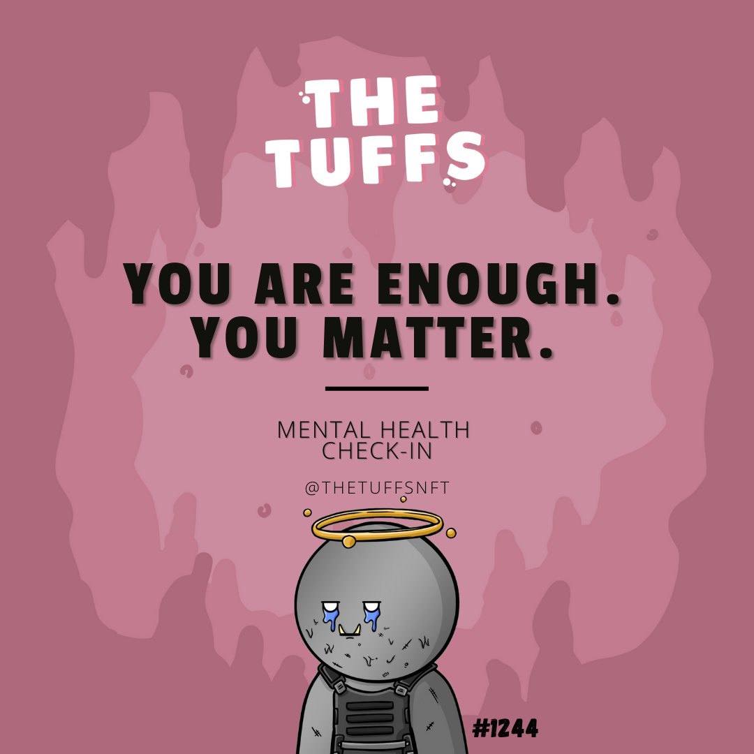 Just a reminder in case your brain playing tricks on you today. 

#mentalhealth  #MentalHealthMatters  #MentalHealthAwareness #MentalHealthSupport #Web3 #NFT #NFTCommunity