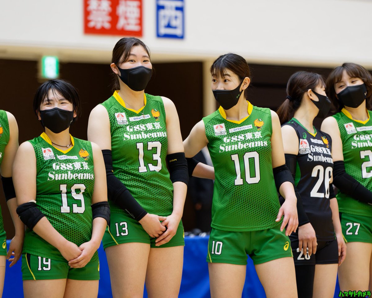 GSS東京サンビームズ入場前のシーン📷 びっくりしたしずくさん😆😂👍 3