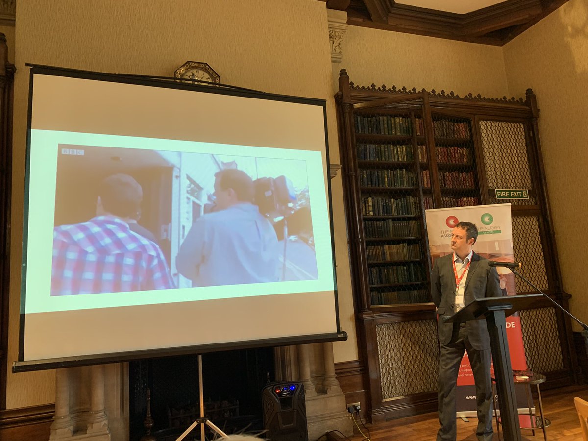 GrahamMills1's tweet photo. @Mattallwright showing a clip of Rogue Traders demonstrating how trust can be broken #TSASGM22 @surveyassoc https://t.co/TTjhyn32Y8