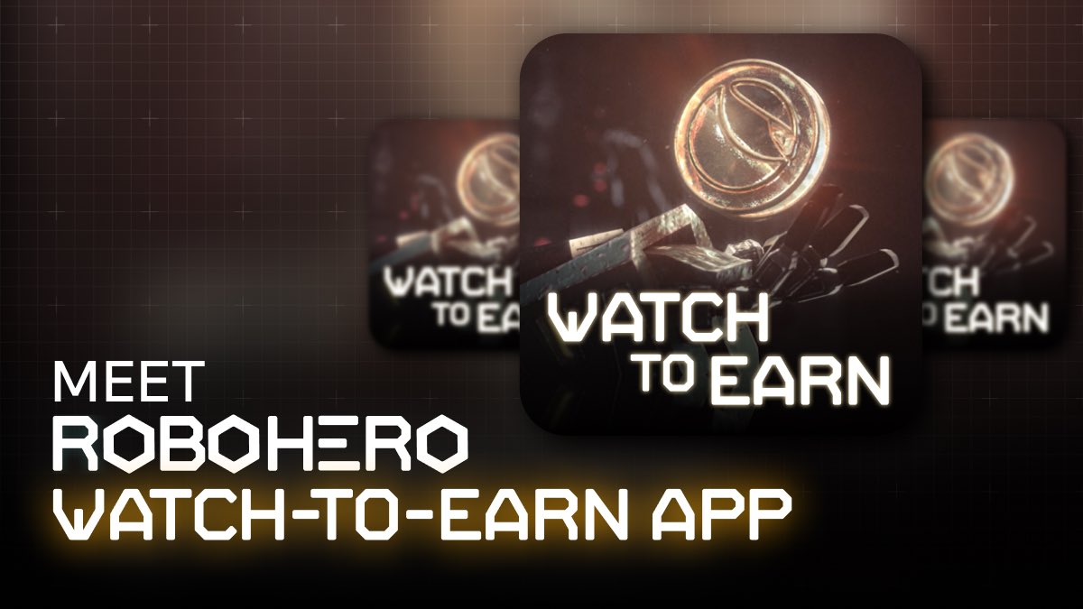 RoboHero_io's tweet photo. Meet Watch-to-Earn #RoboHero 🤖

With the app, you can watch ads to earn tokens for buying your first robot. 💰 They're sent to your wallet automatically. You can watch a certain number of videos over time 🦾

App release coming soon! 🔥

$Robo #Terra $UST #NFTgame https://t.co/FNpG8mpNx4