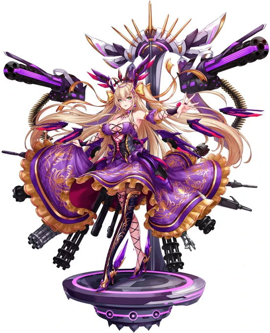 『ファイナルギア‐重装戦姫』にて「UR覚醒パンドラ」を描かせていただきました。 
どうぞよろしくお願いいたします〜🙏
 #ファイナルギア #重装戦姫 