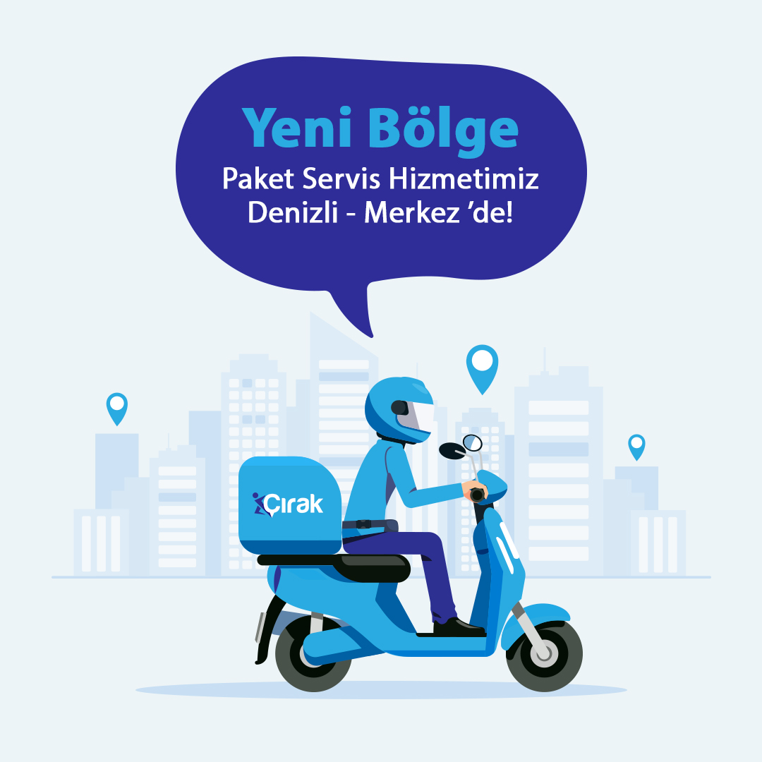 16 Şehir, 300+ Restoran, 1000+ Personel ile Profesyonel Paket Servis hizmeti veriyoruz.