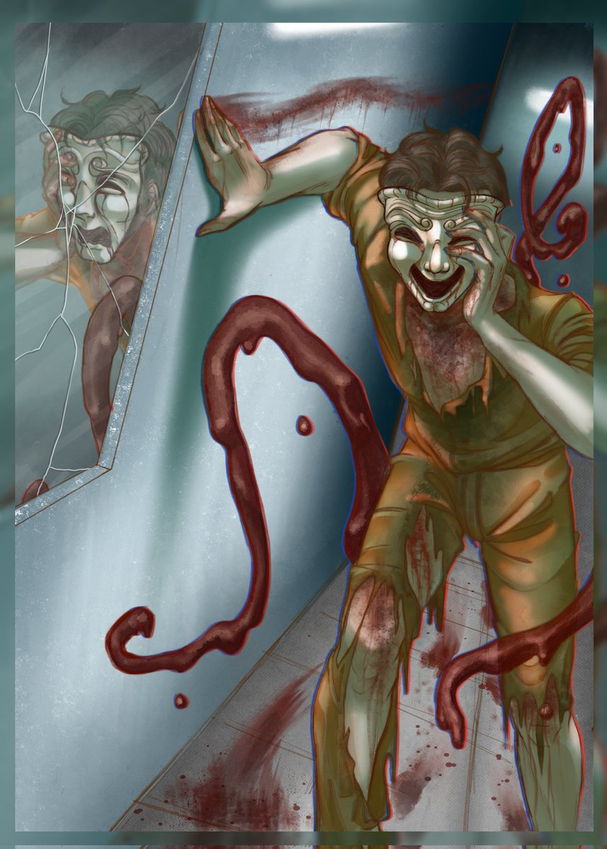 MadekuTheScrub's tweet photo. Did this piece of SCP-035 for @ContainmentZine a little while ago. Leftover sales are still available if anyone's interested! https://t.co/5g7nqMPXTN