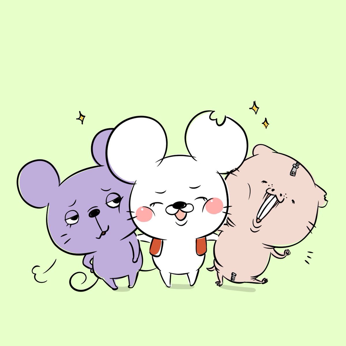 「うへへ〜🐭 https://t.co/SPzju6Icc0 」|名もなきねずみのイラスト