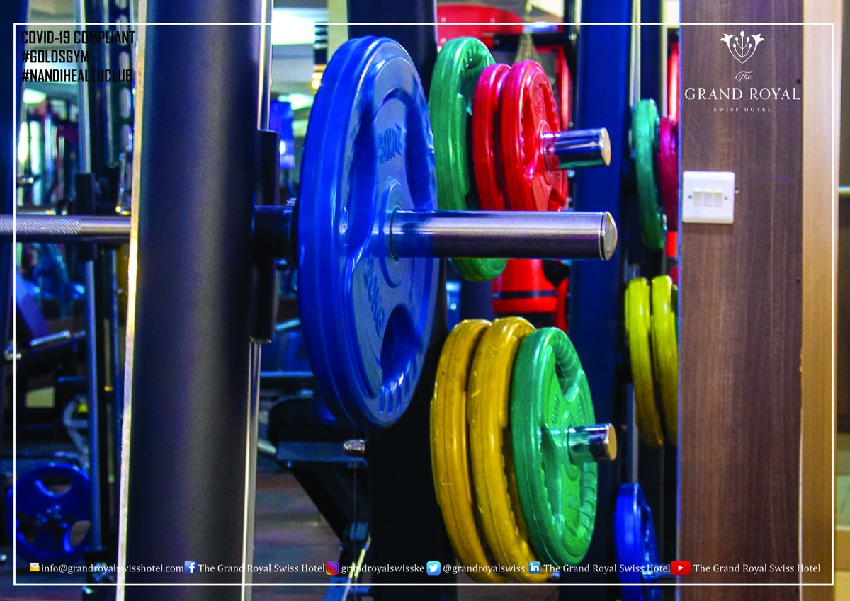 grandroyalswiss's tweet photo. The path to becoming your best self!

Visit our Gold's Gym and get to achieve your health target.

For bookings and reservations contact : +254 711 153 584 or +254 742 091 343/4
Email: info@grandroyalswisshotel.com

#goldsgym #nandispa #grandroyalswiss https://t.co/hQKlhniTEI