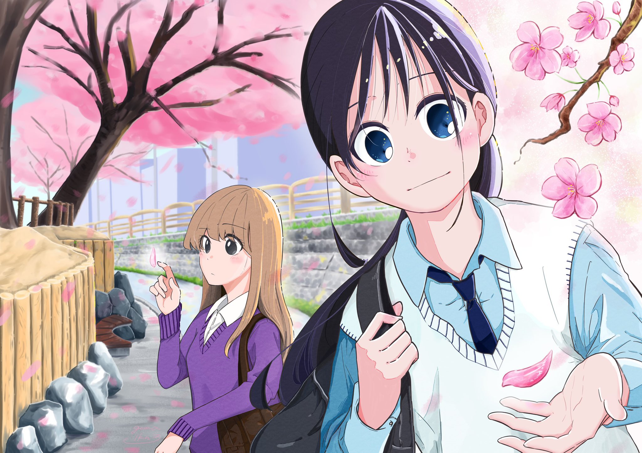 ごま幾三 Goma Ikumi 桜日和 さくらイラスト完成しました 力作だぜ V イラスト 桜 桜イラスト 桜並木 女の子イラスト デジタルイラスト Illustraion Clipstudio 絵柄が好みって人がいればいいなぁ T Co 2a5wg4shlz Twitter