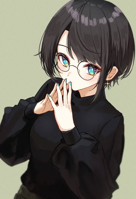 「bespectacled」 illustration images(Popular)