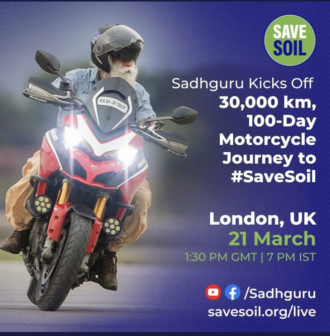 No soil, no life! 🌎 It's our responsibility to save soil.🌱 #SaveSoil -our very body!
Let's make it happen- savesoil.org 
 #EarthBuddy #ConciousPlanet
<a href="/sdg4all/">AhlconIntl4SDGs</a> <a href="/ashokkp/">Ashok Pandey</a> <a href="/DrAshishSri/">Dr Ashish Srivastava</a> <a href="/ptcldirector/">Praveen Tyagi</a> <a href="/KarishmaKashy20/">Karishma Kashyap</a> <a href="/mayankdugar21/">Mayank Dugar</a> <a href="/SadhguruJV/">Sadhguru</a>