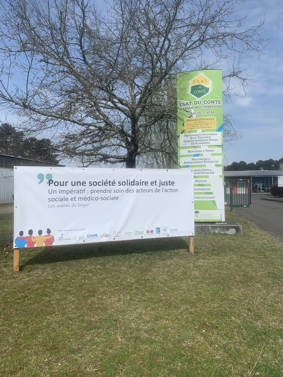 Adapeideslandes's tweet photo. Pour ne plus qu'il ait d'oubliés...
Acte 5 : A l'ESAT du Conte !
#segur #oublies #handicap #pasdexclus https://t.co/soTlX2AoPu