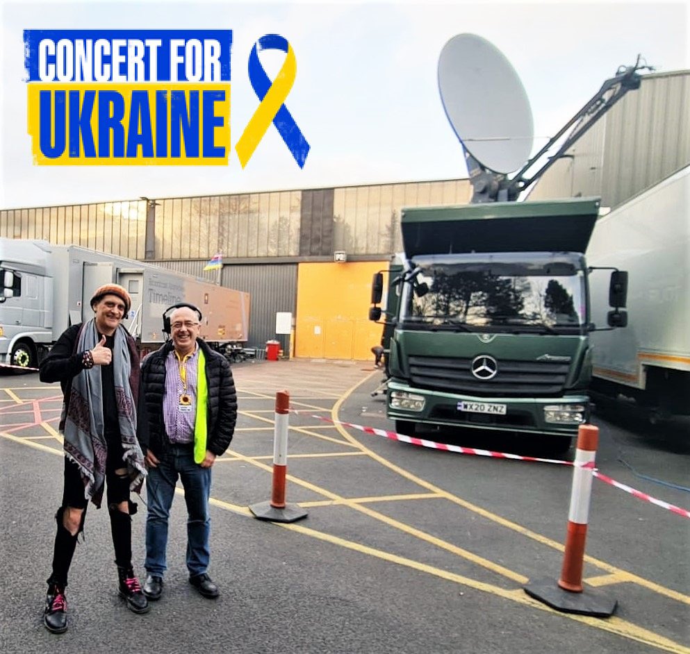 Last night there was a huge live televised #ConcertForUkraine, which raised more than £12m. Radioplayer team members Stevie and Lawrence gave their time to make the technology work for the broadcast, and we’re very proud of their involvement.