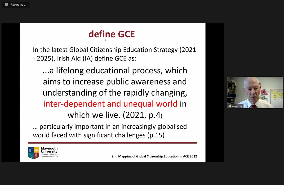 devperspectives's tweet image. &quot;In a time of growing darkness, Global Citizenship Education can offer us light.&quot; - Michael Kenny @mu_aced 

#Saolta