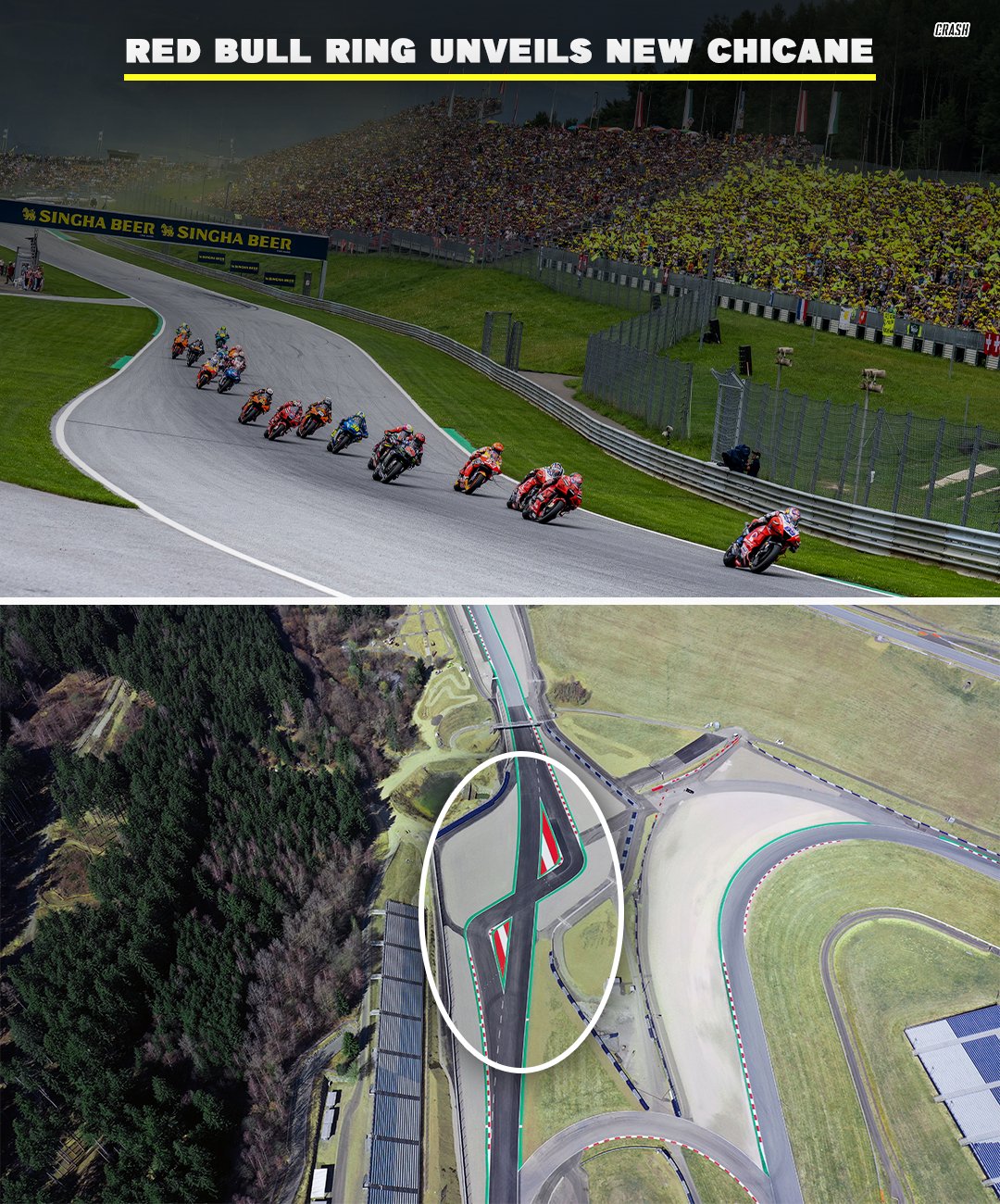 afwijzing binnenkomst stroomkring Crash MotoGP on X: "The Red Bull Ring's track modifications to Turn 2 have been finished with a new chicane has added for safety. “Reduced speed was needed in #MotoGP in this afwijzing binnenkomst stroomkring Crash MotoGP on X: "The Red Bull Ring's track modifications to Turn 2 have been finished with a new chicane has added for safety. “Reduced speed was needed in #MotoGP in this